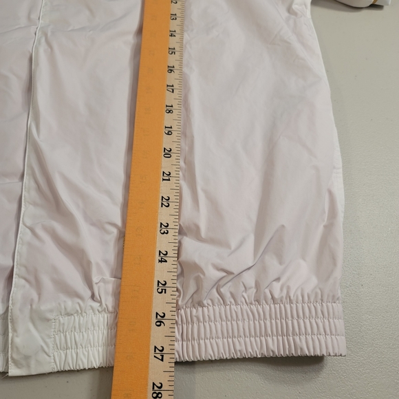 Nike Authentics Men’s  Warm-up Shirt Jacket Lined Snap Button White Size M - Picture 8 of 15